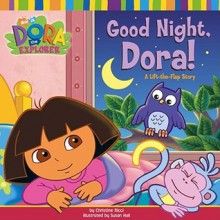 Good Night, Dora!: A Lift-the-Flap Story - Christine Ricci, Susan Hall