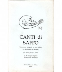 Canti di Saffo - Sappho, Francesco Acerbo