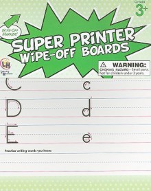 Super Printer Wipe-Off Boards [With Marker] - Learning Horizons