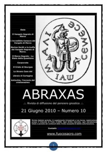 Abraxas: rivista di diffusione del pensiero gnostico, n. 10 - Various