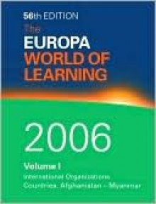 The Europa World of Learning 2006 - Europa Publications