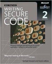 Writing Secure Code 2nd (second) edition Text Only - Michael Howard