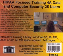 HIPAA Focused Training 4A: Data and Computer Security, 25 Users - Daniel Farb