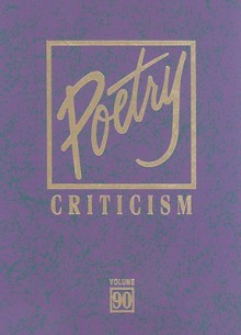 Poetry Criticism, Volume 90 - Michelle Lee