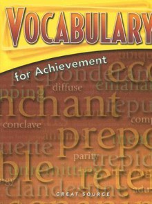 Vocabulary for Achievement: Sixth Course - Margaret Ann Richek