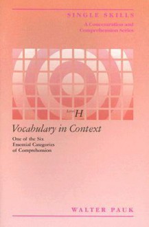 Vocabulary in Context: Level H - Walter Pauk