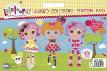 Lalaloopsy Jumbo Coloring Poster Pad [With Sticker(s)] - Modern Publishing