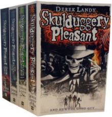 Skulduggery Pleasant Collection: Skulduggery Pleasant, Playing with Fire, the Faceless Ones, Dark Days - Derek Landy