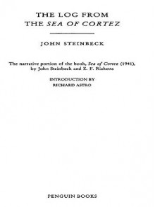 The Log from the Sea of Cortez - John Steinbeck