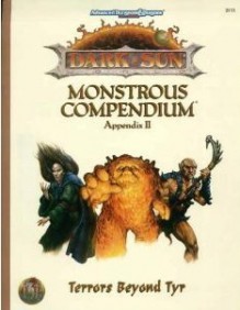 Terrors Beyond Tyr (Advanced Dungeons & Dragons, 2nd Edition : Dark Sun Monstrous Compendium Appendix II) - Anne Gray McCready