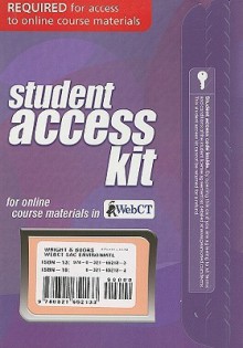 WebCT Student Access Kit for Environmental Science - Richard T. Wright, Dorothy Boorse