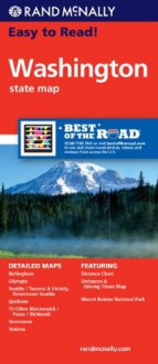 Rand McNally Easy to Read Washington State Map - Rand McNally