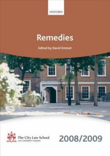 Remedies; 2008/2009 (Bar Manuals) - Colin Bobb-Semple, Nigel Duncan, Julie Browne, David Emmet