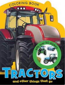 Tractors Mini Coloring Book - Make Believe Ideas