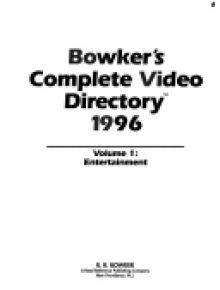 Bowker's Complete Video Directory 1996 - R.R. Bowker