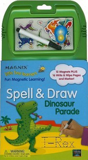 Spell & Draw Dinosaur Parade [With 12 Magnets and Marker] - Nancy Gayle Carlson