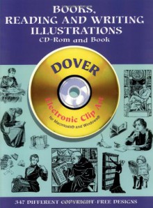 Books, Reading and Writing Illustrations CD-ROM and Book (Dover Electronic Clip Art) - Dover