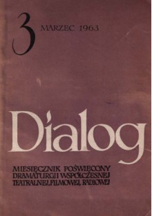 Dialog, nr 3 (83) / marzec 1963 - Eugène Ionesco, Ludwik Hieronim Morstin, Redakcja miesięcznika Dialog