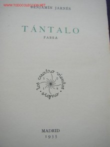 Tántalo (Farsa) - Benjamín Jarnés