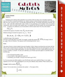 Calculus Methods (Speedy Study Guides) - Speedy Publishing