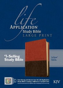 Life Application Study Bible KJV, Large Print, TuTone - Tyndale