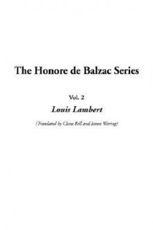 Louis Lambert (The Honore De Balzac Series) - Honoré de Balzac