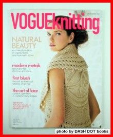 Vogue Knitting International magazine Spring/Summer 2009 (Vogueknitting, Natural Beauty, The art of lace, Botanica Medallion cardi,) - Trisha Malcolm