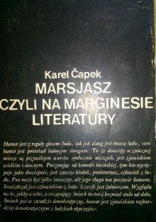 Marsjasz, czyli na marginesie literatury (1919-1931) - Karel Čapek, Halina Janaszek-Ivaničková