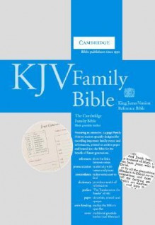 Kjv Cambridge Family Bible Black Goatskin Leather Kfam3 - Cambridge University Press