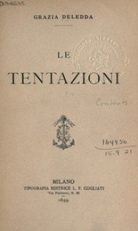 Le tentazioni - Grazia Deledda