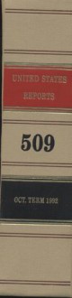 United States Reports, Volume 509: Cases Adjudged in the Supreme Court at October Term, 1992, June 18 Through October 1, 1993, Together With Opinion of Individual Justice in Chambers, End of Term - Frank D. Wagner