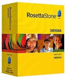 Rosetta Stone Version 3 Swedish Level 1, 2 & 3 Set with Audio Companion - Rosetta Stone