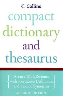 Collins Compact Dictionary & Thesaurus, 2e - HarperCollins, HarperCollins