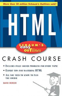 Schaums Easy Outline of HTML - David Mercer, Schaums