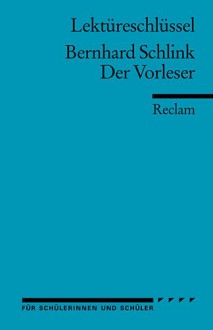 Der Vorleser - Bernhard Schlink