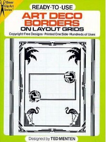 Ready To Use Art Deco Borders On Layout Grids (Clip Art) - Ted Menten