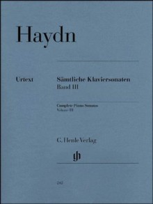 Complete Piano Sonatas Volumeiii (Haydn) Samtliche Klaviersonaten - Joseph Haydn