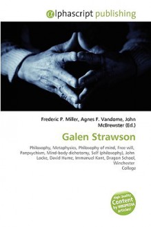 Galen Strawson - Agnes F. Vandome, John McBrewster, Sam B Miller II