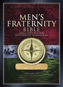 HCSB Men's Fraternity Authentic Manhood Bible, British Tan Imitation Leather - Anonymous, Robert Lewis