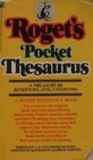 Roget's Pocket Thesaurus - Peter Mark Roget