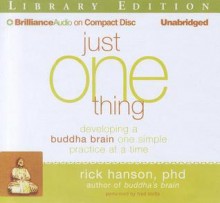 Just One Thing: Developing a Buddha Brain One Simple Practice at a Time - Rick Hanson