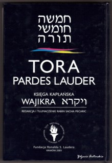 Tora Pardes Lauder. Wajikra - Księga Kapłańska - autor nieznany, Sacha Pecaric