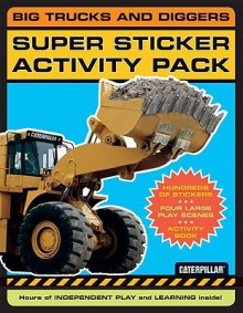 Big Trucks and Diggers Super Sticker Activity Pack - Caterpillar