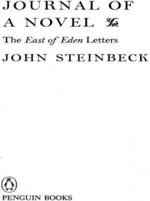 Journal of a Novel - John Steinbeck