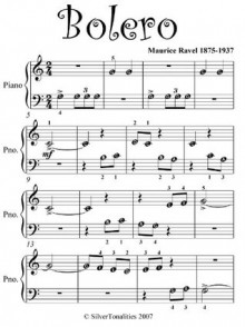 Bolero Ravel Beginner Piano Sheet Music - Maurice Ravel, SilverTonalities