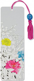 Modern Floral Beaded Bookmark - Peter Pauper Press