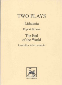 Two Plays - Rupert Brooke, Lascelles Abercrombie, Lascelles Abercrombie