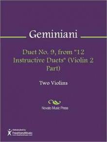 Duet No. 9, from "12 Instructive Duets" (Violin 2 Part) - Francesco Geminiani