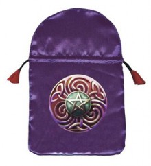 Magic Star Satin Tarot Bag - Lo Scarabeo