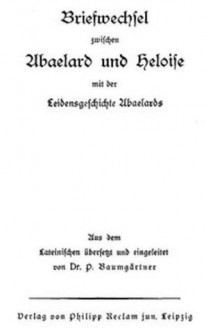 Briefwechsel zwischen Abaelard und Heloise - Pierre Abélard